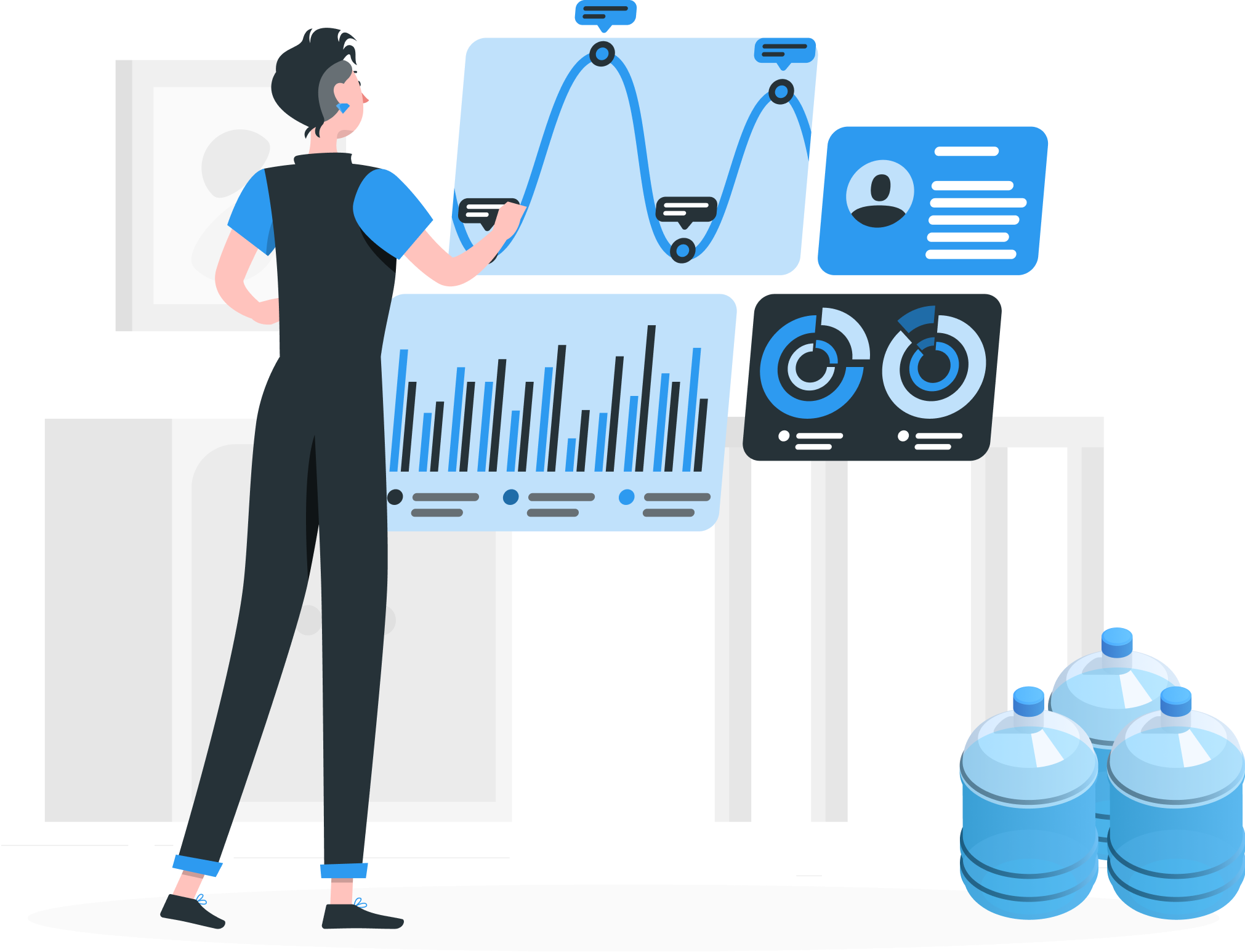 ravi garg, water delivery solutions, erp for bottled water, crm & sales management, image